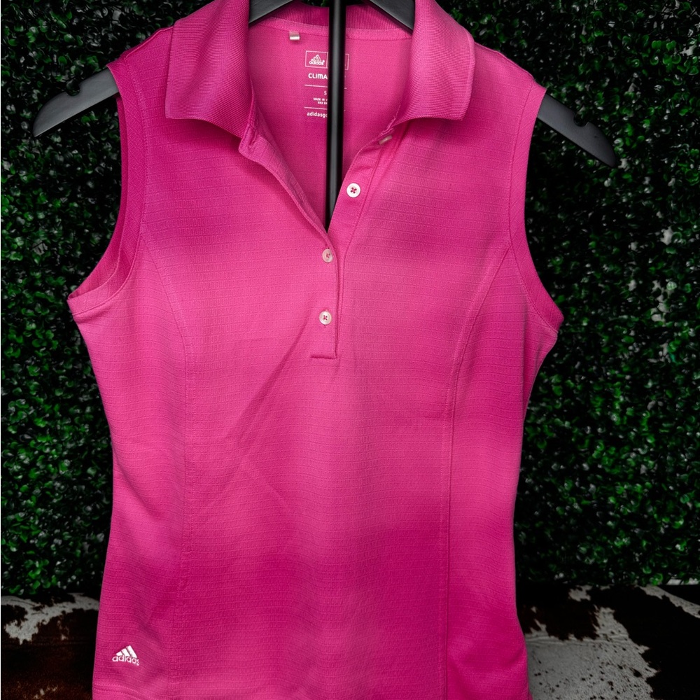 Adidas Women's Vibrant Pink Tank Top